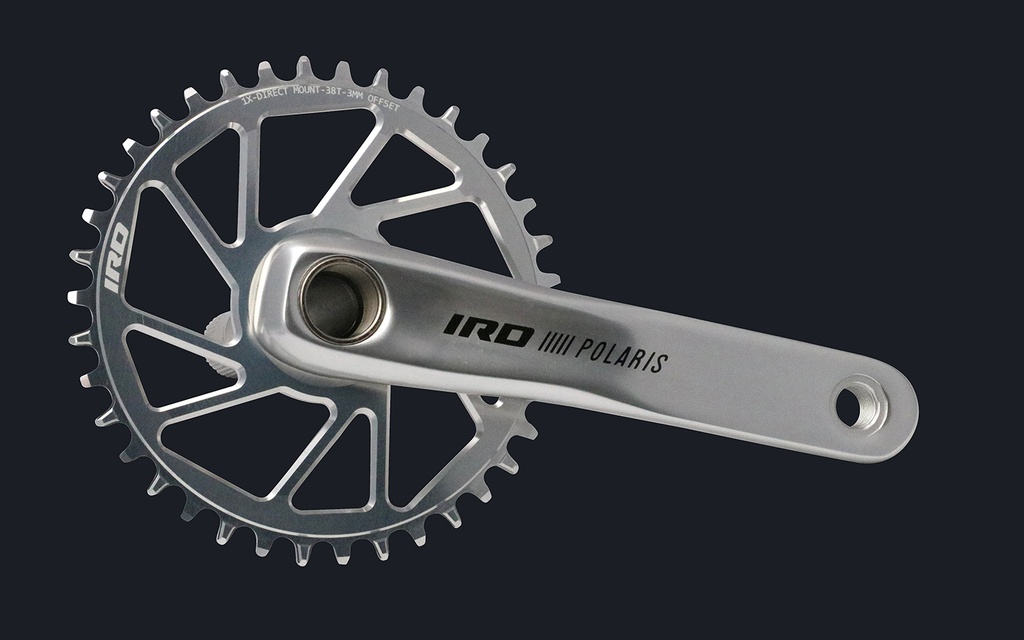 IRD Polaris 1x 2x Crankset (38t DM, 42-26t w/Spider) w/BB