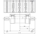 IRD QB-95 Bottom Right / Left Spindle Length