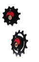 IRD Rock Jock Assymmetrical Jockey Wheel Set, Black