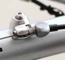 IRD QR Down Tube Cable Stops w/Adjusters Pair, Silver