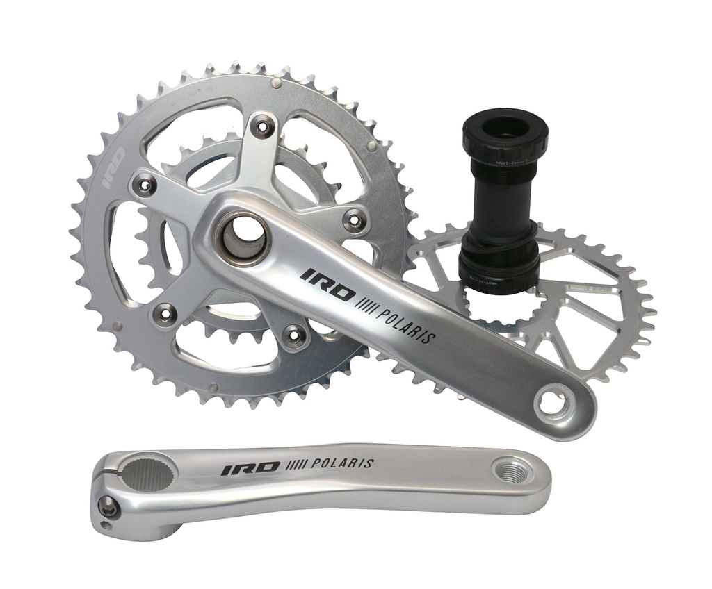 IRD Crankset Polaris 1x 2x (DM 38t & 42-26t w/Spider) w/BB